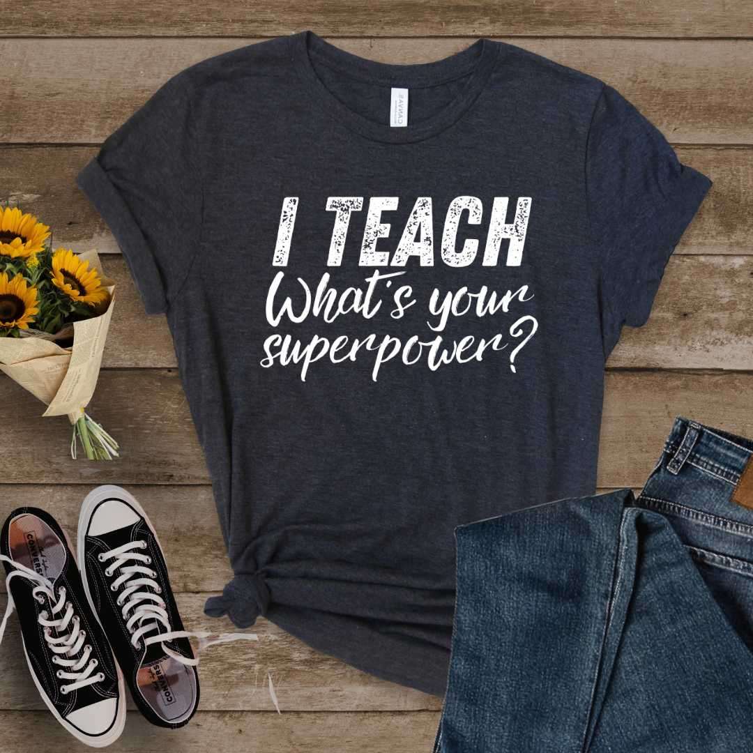 Super Teacher T-Shirt / Kindergarten / Preschool / School / Back to School - Image 2