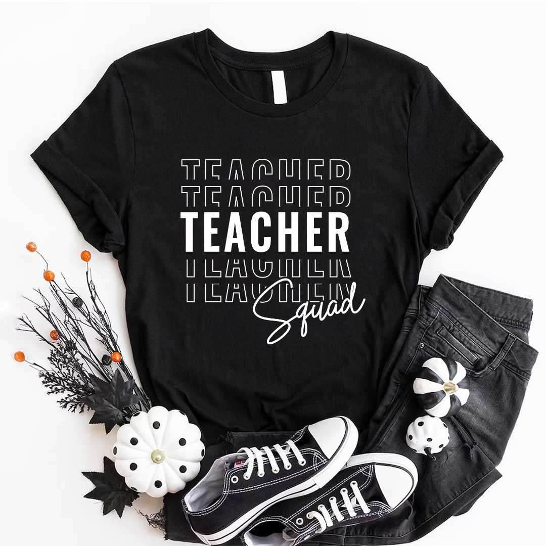 Teacher Squad T-Shirt / Kindergarten / Preschool / School / Back to School